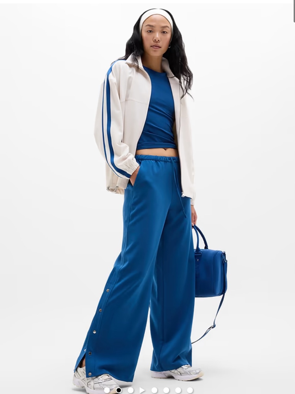 Athleta MVP Snap Wide Leg Pants